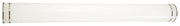 Vantage Vanity 48" Cylinder LED Bath Vanity Light in Brushed Nickel