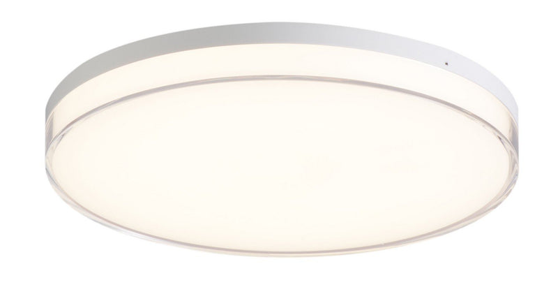 13" Round LED Flush Mount in White