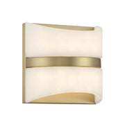 Velaux Small LED Wall Sconce in Soft Brass