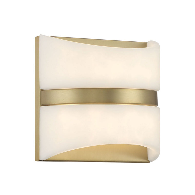 Velaux Small LED Wall Sconce in Soft Brass