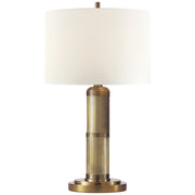 Longacre Small 2-Light Table Lamp in Hand-Rubbed Antique Brass