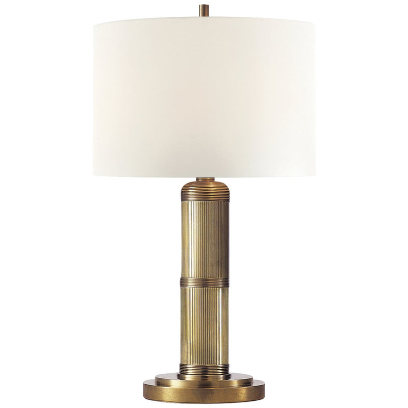 Longacre Small 2-Light Table Lamp in Hand-Rubbed Antique Brass