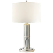 Longacre Small 2-Light Table Lamp in Polished Nickel