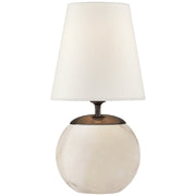 Terri Round Accent Table Lamp in Alabaster
