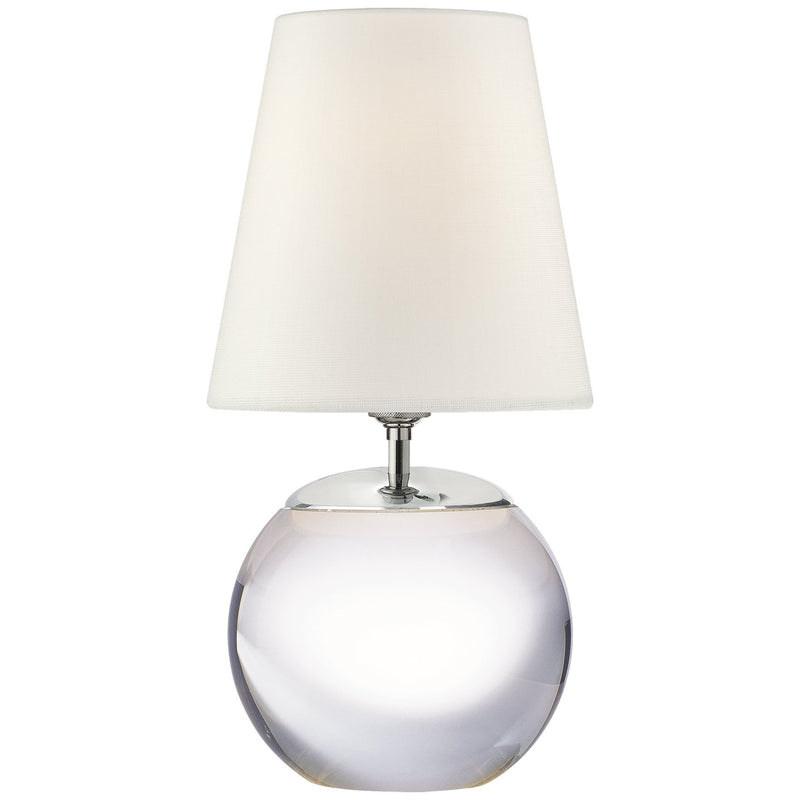 Terri Round Accent Table Lamp in Crystal