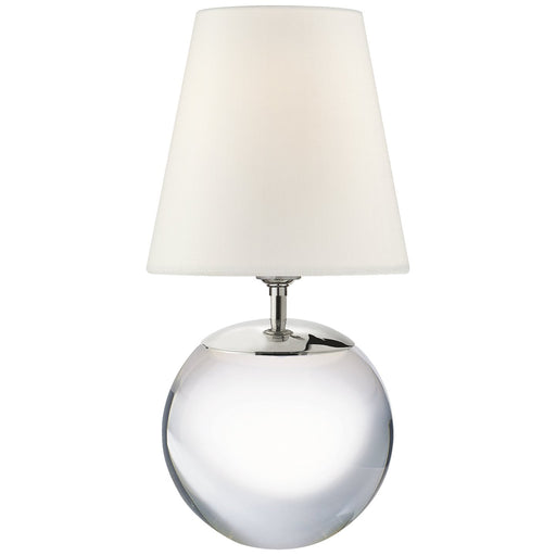 Terri Large Round Table Lamp in Crystal