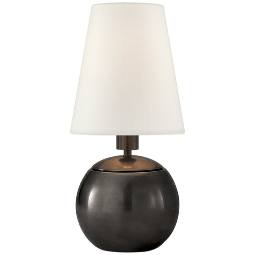 Tiny Terri Round Accent Table Lamp in Bronze