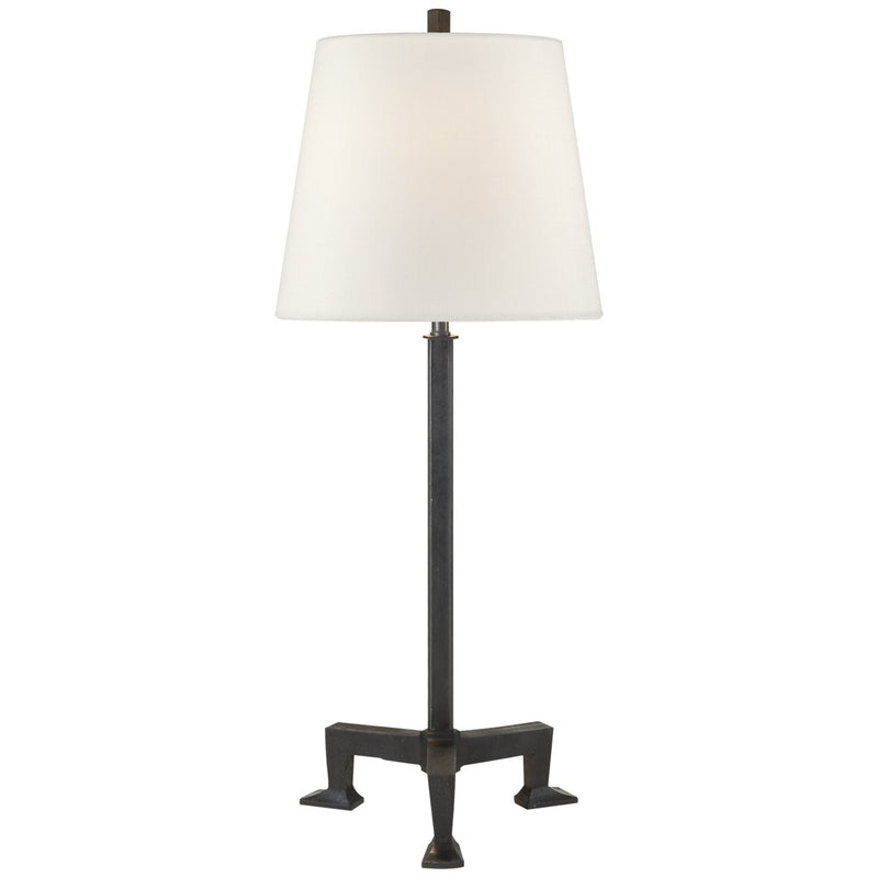 Parish 2-Light Buffet Table Lamp in Aged Iron