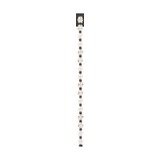 Collier 53 Wall Sconce in Dark Bronze Integrated with Clear Textured Glass