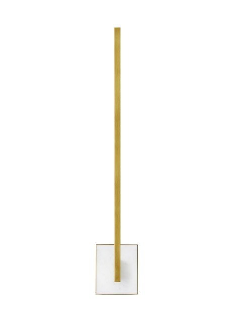 Klee 30 Wall Sconce in Natural Brass Integrated