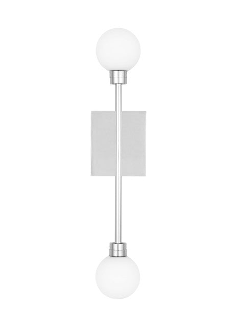 LED Wall Sconce in Polished Nickel - Lamps Expo