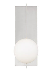 Orbel Bath Sconce in Natural Brass