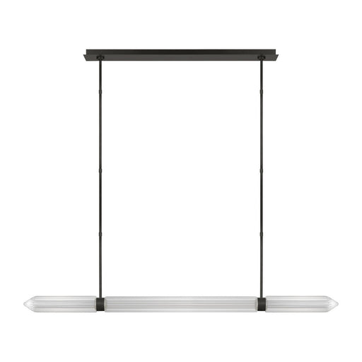 Langston LED Linear Pendant in Plated Dark Bronze