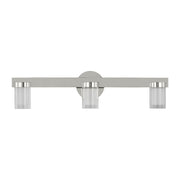 Esfera Medium 3-Light Bath Vanity Light in Polished Nickel