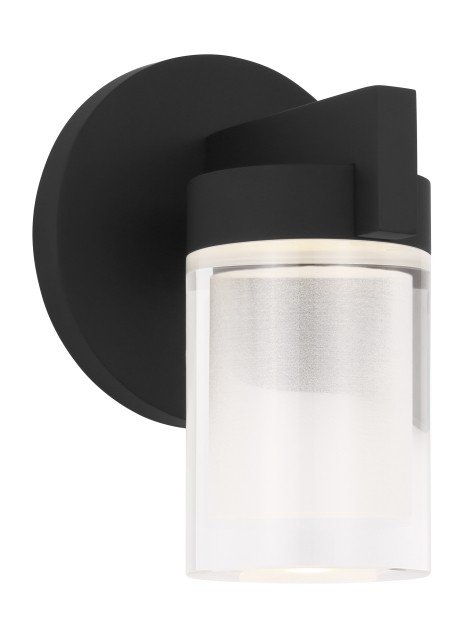 Esfera Small Bath Sconce in Nightshade Black