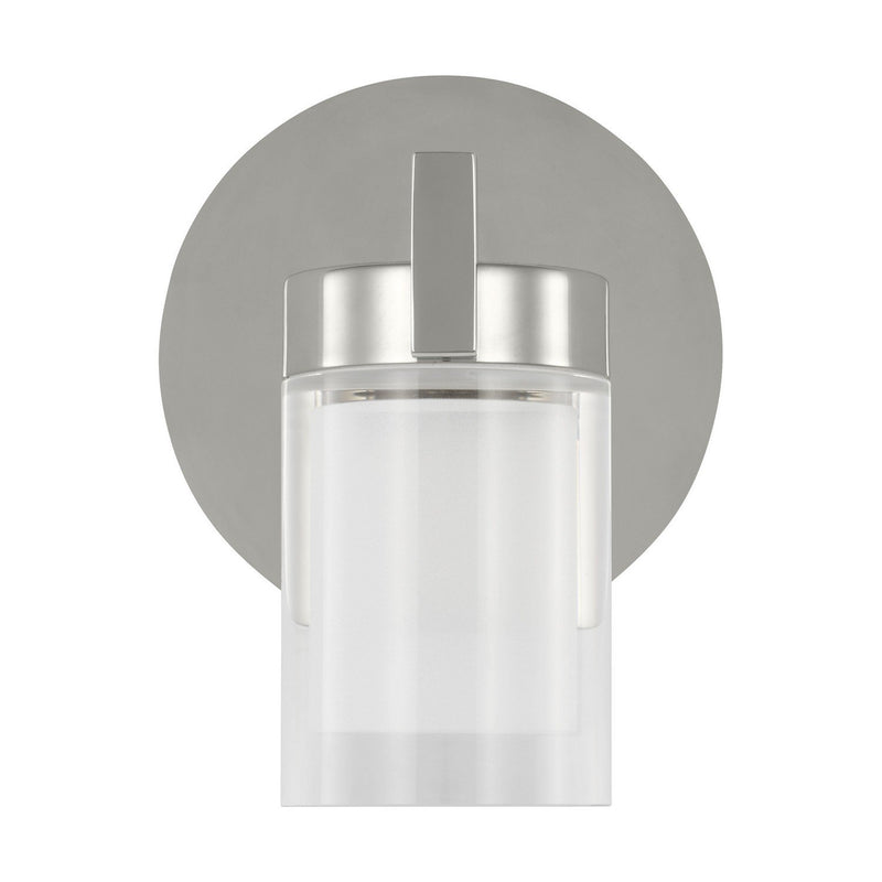 Esfera Small Bath Sconce in Polished Nickel