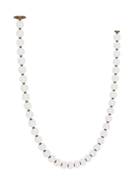 Perle 108 Pendant in Natural Brass