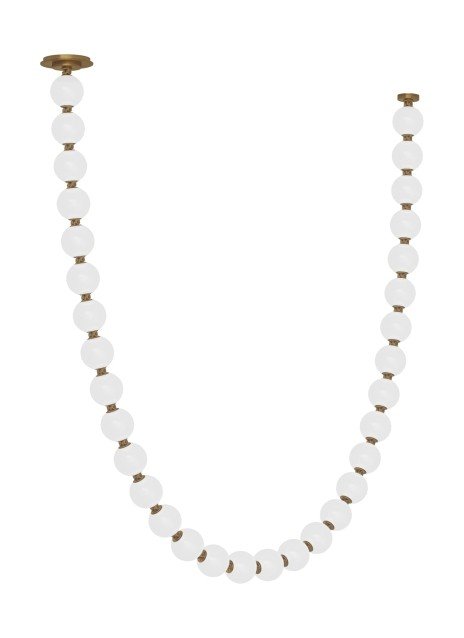 Perle 84 Pendant in Natural Brass
