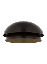 Shanti Large Flush Mount in Dark Bronze
