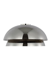 Shanti Large Flush Mount in Polished Nickel