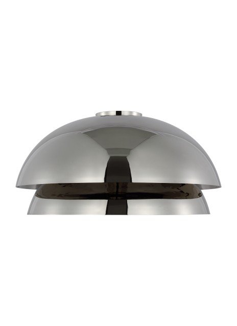 Shanti Large Flush Mount in Polished Nickel