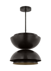 Shanti Large 2-Light Double Pendant in Dark Bronze