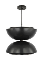 Shanti X-Large 2-Light Double Pendant in Dark Bronze
