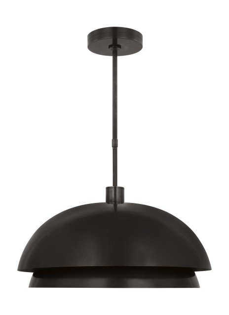 Shanti X-Large Pendant in Dark Bronze