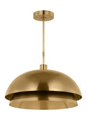 Shanti X-Large Pendant in Polished Nickel