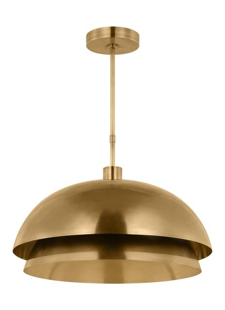 Shanti X-Large Pendant in Polished Nickel