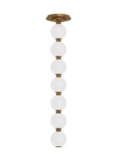 Perle 24 Pendant in Natural Brass