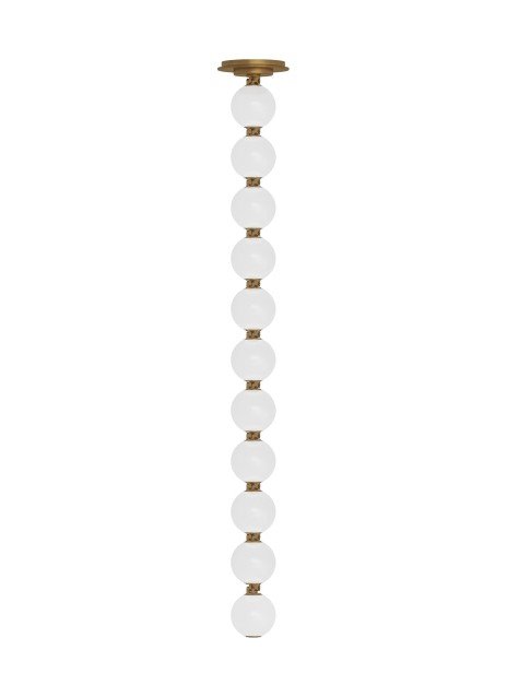 Perle 36 Pendant in Natural Brass