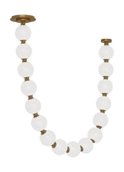 Perle 48 Pendant in Natural Brass