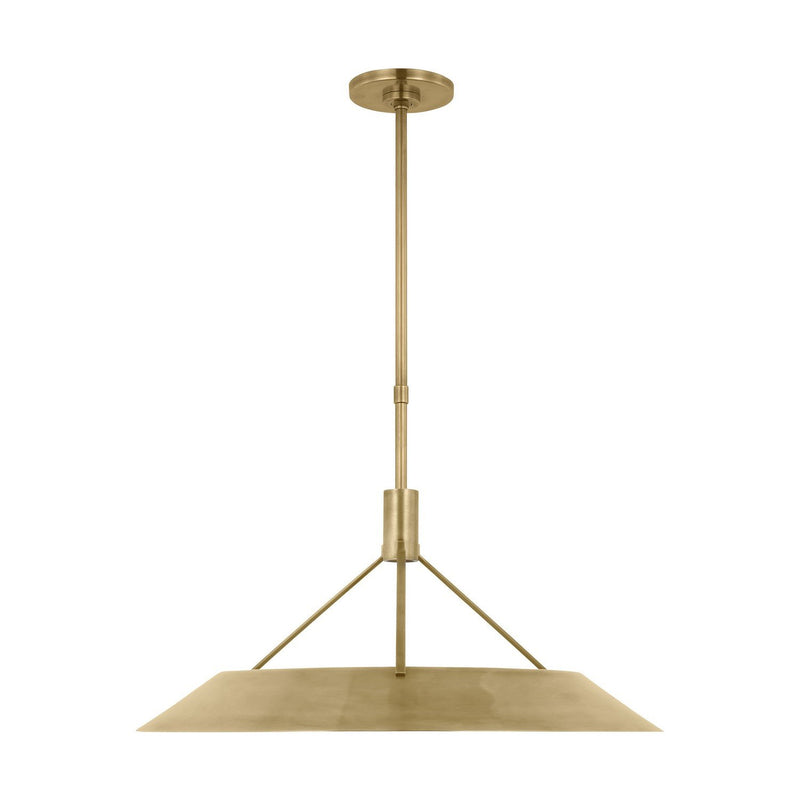 Sospeso X-Large Pendant in Natural Brass