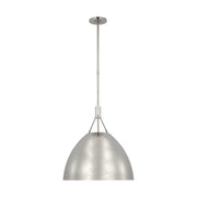 Sospeso Dome X-Large Pendant in Polished Nickel