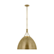 Sospeso Dome X-Large Pendant in Natural Brass