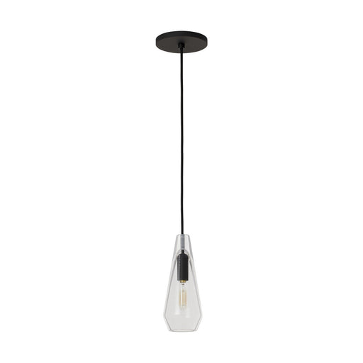 Lustra Small Accent Pendant in Clear Nightshade Black