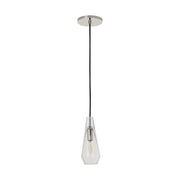 Lustra Small Accent Pendant in Clear Polished Nickel