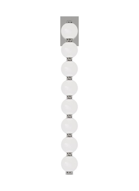 Perle 28 Wall Sconce in Polished Nickel