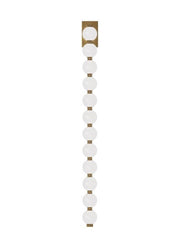 Perle 40 Wall Sconce in Natural Brass