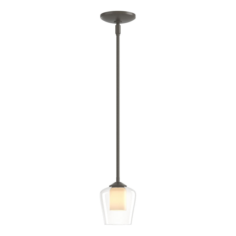 Simple Mini Pendant in Dark Smoke - 188600-SKT-MULT-07-ZU0291 by Hubbardton Forge