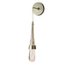 Link Blown Glass Low Voltage Sconce in Modern Brass - 201392-SKT-86-YJ0434 by Hubbardton Forge