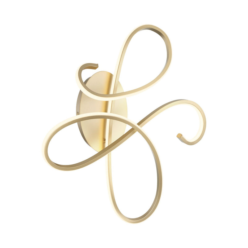 Astor Wide LED Wall Sconce in Soft Gold
