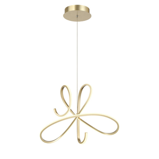 Astor LED Pendant in Soft Gold