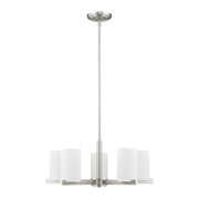 Astoria 5-Light Chandelier in Brushed Nickel