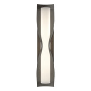 Dune Large Sconce in Dark Smoke - 204795-SKT-07-GG0347 by Hubbardton Forge