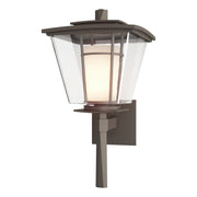 Beacon Hall Outdoor Sconce in Coastal Dark Smoke - 304815-SKT-77-ZU0295 by Hubbardton Forge
