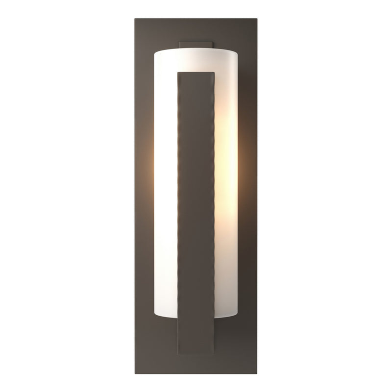 Forged Vertical Bars Outdoor Sconce in Coastal Dark Smoke - 307286-SKT-77-GG0034 by Hubbardton Forge