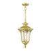 7854-33- Oxford 1-Light Outdoor Pendant in Soft Gold by Livex Lighting