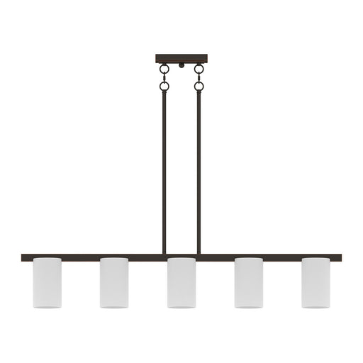 Astoria 5-Light Linear Chandelier in Olde Bronze